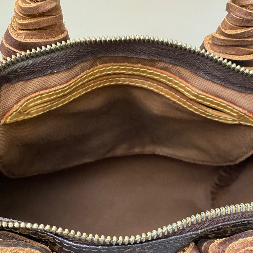 Louis Vuitton Speedy 25 Braided Fringe Satchel Custom Vintage Boho Style - Picture 16 of 16